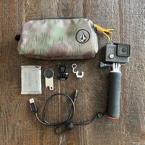GoPro Hero + Accessories + Bag
